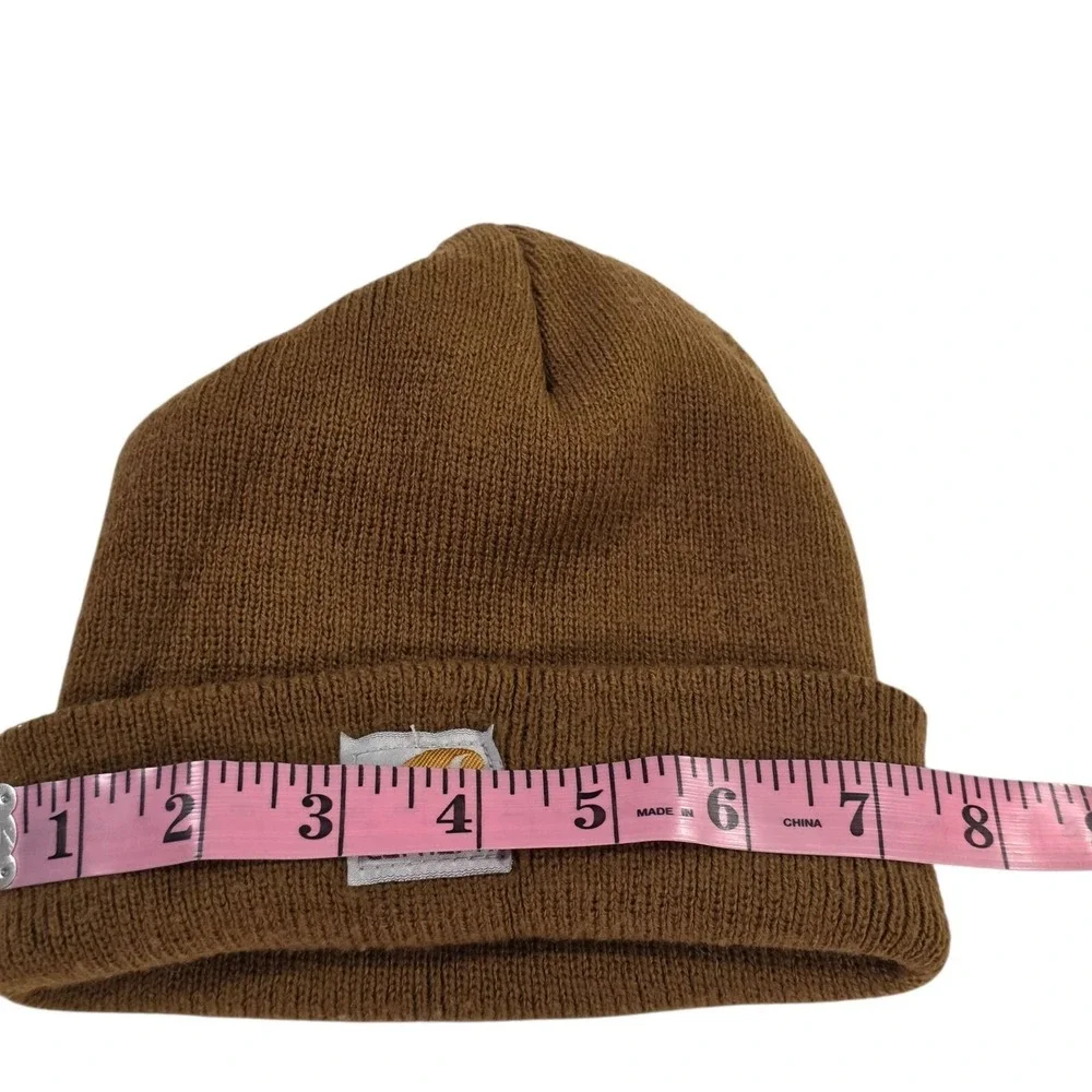 Carhartt‎ Beanie Infant Toddler One Size Most Brown Knit Winter Hat Outdoors